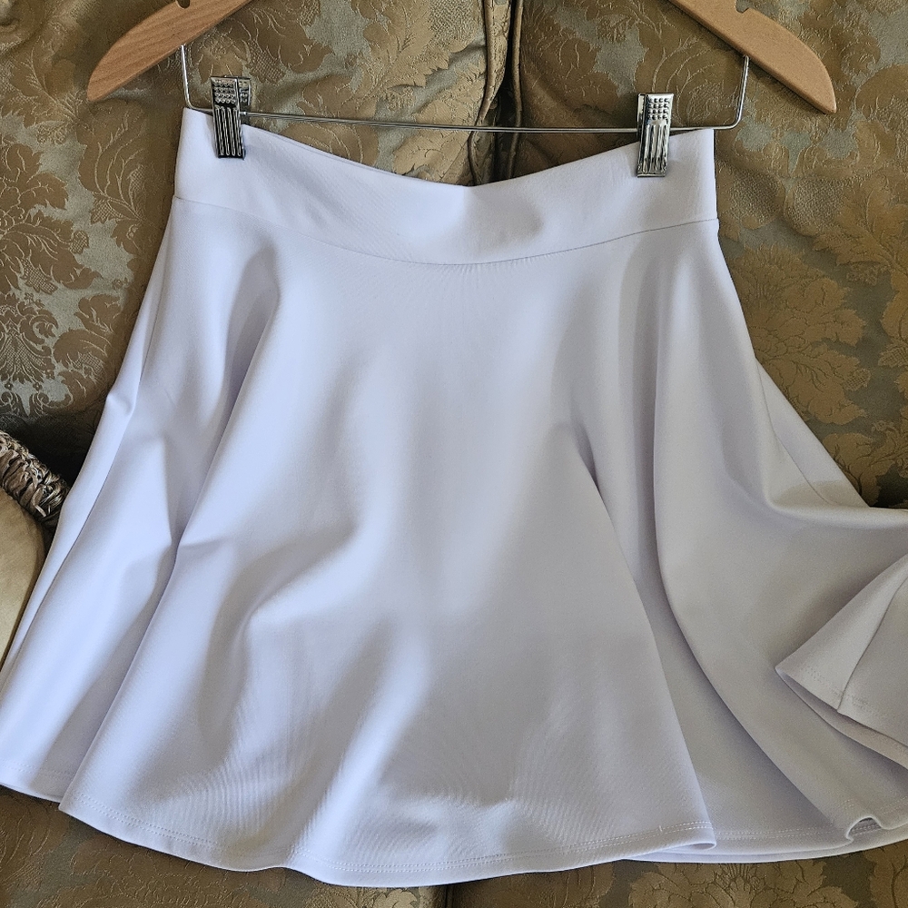 NWOT Johnny white mini skirt